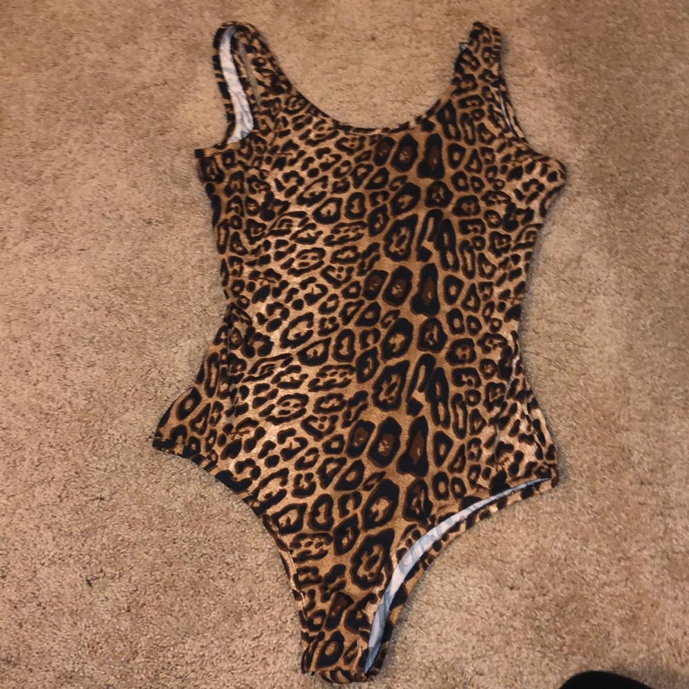 Cheetah print bodysuit